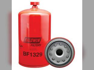 Filter Fuel / Water Separator with Drain Spin On BF1329 John Deere 6750 9200 9400 9550 9750 744H 9560 9450 6850 9650 CTS 9300 RE500186 CLAAS 850 870
