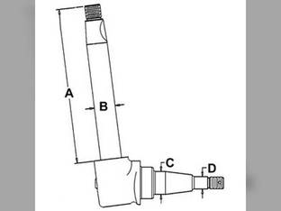 Spindle - RH/LH International 600 400 300 Case 500 G13962