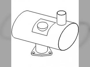 Muffler fits Massey Ferguson 3080 3085 3090 3095 3115 6160 6170 3388432M2 3388434M1 3383013M1