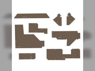 Cab Foam Kit less Headliner Sailcloth Tan John Deere 2755 2355 2955 3155 3255 2555 3055