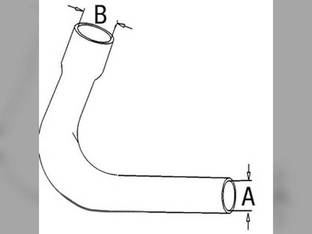 Radiator Hose Lower International 234 1269609C1 Case IH 235 1269609C1