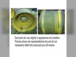 Used 25" X 38" 10 Bolt Rim John Deere 9660 STS 9860 STS 9660 9760 STS 9660 CTS AH168656