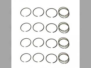 Piston Ring Set - Standard - 4 Cylinder Compatible with Allis Chalmers 175 D17 170 WD45 201 WC WD 226 Case G251 D267 400 400 680 730 International 450 400 C264 Super M