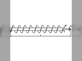 Auger - Inner Unloading Compatible with John Deere 4420 4400 AH76241