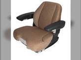 Seat Assembly - Air Suspension Grammer Style Fabric Brown fits Massey Ferguson fits John Deere fits Case IH fits Steiger fits McCormick fits New Holland fits Case fits Kubota fits Allis Chalmers