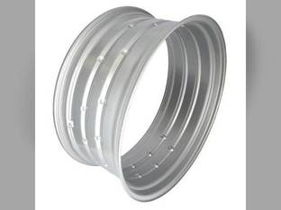 16" x 38" Double Bevel Rear Rim Silver Mist Universal
