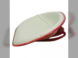Pan Seat-Cushioned Silver Canvas Rail Mount International H Super M M Super MTA 354156R92