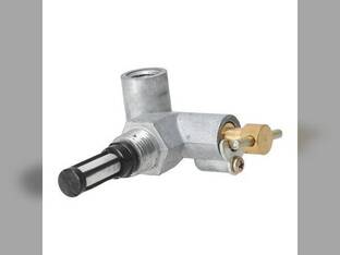 Fuel Tank Valve - Brass Handle fits New Holland TB80 TB85 TB90 TB100 TB110 TB120 TT55 TT75 D8NN9N024AB fits Ford 2000 2600 3000 3600 4000 4100 4110 4600 4610 5000 5610 6600 6610 7610 7710 D1NN9N024B