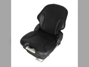 Seat Assembly - Mechanical Suspension Vinyl Black Case 450 1845 95XT 90XT 1840 440 420 430 85XT 1845C John Deere 325 315 240 250 320 270 Bobcat T190 S175 S150 S185 S250 S205 S130 S160 Caterpillar