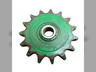Used Idler Sprocket - 15 Teeth 60 Chain Compatible with John Deere 9510 9650 STS 9650 CTS 9660 STS 5200 9860 STS 9550 SH 9560 9760 STS 9450 6622 9750 STS 9500 9410 9610 9660 5400 9600 9400 9550