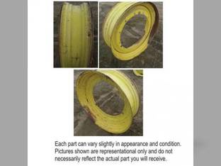 Used 13" x 46" 12 Bolt Plate Rim 30" Pilot Hole John Deere 4050 7700 8200 7400 4755 7810 7200 4555 8400 4255 4055 4955 7410 4960 4250 7720 8430 8100 4760 8300 4560 7520 4455 7210 7610 4450 7710 7800
