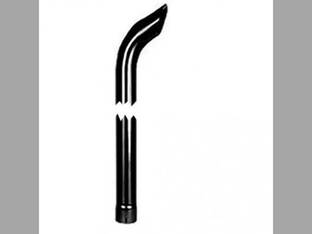 Exhaust Stack - 3" x 12" Curved Black John Deere 7700 H86174