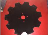 22" x 6mm Notched Disc Blade