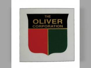 Tractor Decal Shield 1-1/2" Red Green and Black Mylar Oliver 1755 Super 77 1850 70 1650 1555 880 770 Super 55 1655 550 2150 1800 1955 1600 77 66 660 1855 Super 88 1900 Super 66 88 1750 1950 1550 2050