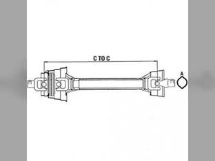 PTO Driveline - Complete John Deere BW14206 BW14491
