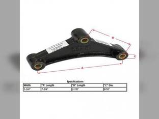 Trailer Hitch Equalizer 7-3/4" Curve x 9/16" Holes