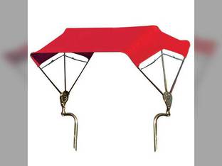 SNOWCO 3-Bow Tractor Canopy with Frame Fender Mount 40