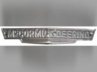 Grille Emblem "McCormick-Deering" International OS6 O6 W9 W6 W4 O4 OS4 WD9 43659D