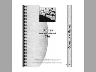 Operator's Manual fits Oliver 770