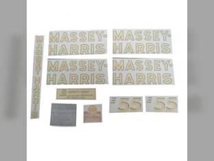 55 Decal Set Vinyl fits Massey Harris 55