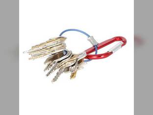 Key Set 19 Piece Set Bobcat Case Caterpillar John Deere Kubota New Holland Compatible with Bobcat Case Caterpillar John Deere AR51481 AT194969 KV13427 Komatsu Kubota Kawasaki New Holland 642628 Volvo