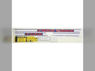 2000 Decal Set Gas Vinyl fits Ford 2000