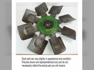 Used Cooling Fan - 8 Blade fits John Deere 440C 770 770A 770B 772A 4240 4240S 4350 4430 4440 4630 770AH 772AH 340D 440C 440D 448D 540B 540D 548D 670A 670B 672A 672B 693B 770 770A 770B 772A AR85892