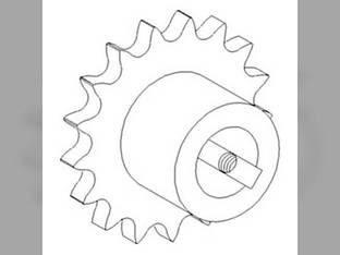 Sprocket - Counter Shaft Drive - Rice Unloading Auger John Deere 9510 9600 9500 9410 9610 9560 9760 STS 9450 9650 CTS 9660 9400 9550 9650 STS 9560 STS 9650 CTS 9660 STS CTSII 9860 STS 9550 SH