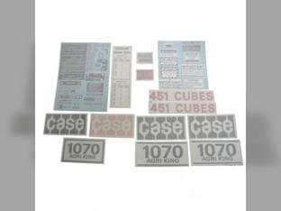 Decal Set 1070 Vinyl fits Case 1070