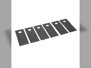 Disc Mower Knives Type 1 Top Bevel Flat 6 Pack Kuhn GMD44 GMD66 GMD77 GMD55 56451210