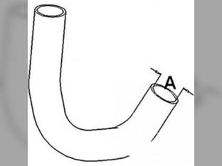Radiator Hose - Lower fits Deutz 5220 72104395