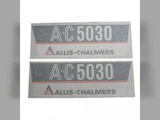 5030 Decal Set Side Panels Only Early Vinyl fits Allis Chalmers 5030
