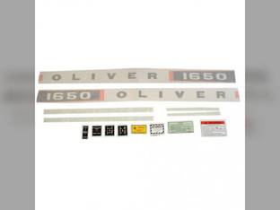 1650 Decal Set Vinyl fits Oliver 1650