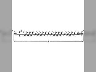 Auger - Tank Cross Front Compatible with John Deere 7721 7720 AH98212