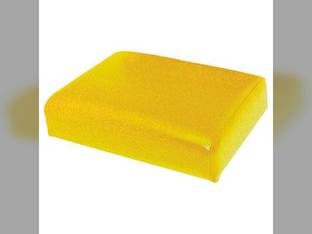 Seat Cushion Wood Backed Vinyl Yellow John Deere 3010 820 720 530 70 2010 3020 520 630 5010 4020 60 840 4010 4000 730 620 830 80 AR26932