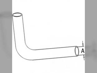 Radiator Hose - Upper Ford 755B 755 750 7500 755A D1NN8260B