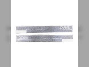 Hood Decal Set - Vinyl fits Case IH 235