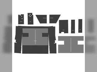 Cab Foam Kit less Headliner Black Basket Weave International 1586 1086 886 986 Hydro 186 1486