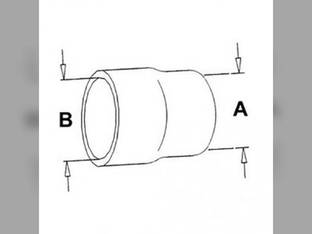 Radiator Hose - Lower John Deere 9910 8640 7440 9920 8760 8630 R62892