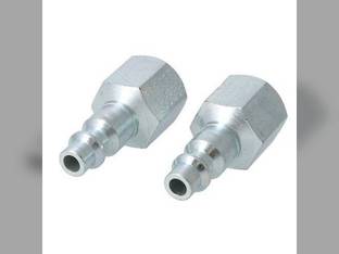 Milton Air Tool Plug - Female M-Style 3/8" FNTP 2pk