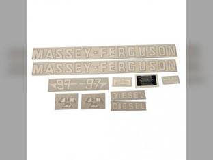 Tractor Decal Set 97 Diesel Vinyl Massey Ferguson 97