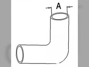 Radiator Hose - Lower fits White 2-135 2-155 157969A