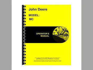 Operator's Manual fits John Deere MC