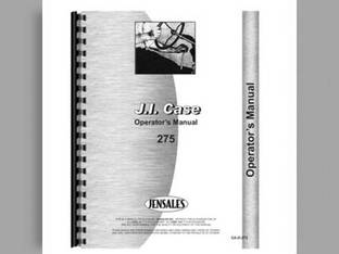 Operator's Manual fits Case IH 275