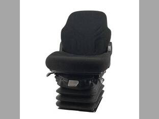 Seat Assembly - Grammer MSG95/731 Mid-Back Air Suspension 12V Cloth fits John Deere 244J 244K 304J 304K 344G 344J 344K 444H 544E 544G 544H 624H 644E 644G 644H 744H fits Kubota R5615-39000 R5615-39500