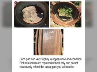 Used 12" x 46" 16 Bolt Plate Rim 31 " Pilot Hole
