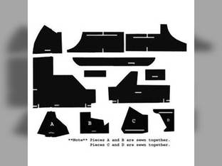Cab Foam Kit less Headliner Compatible with John Deere 4030 4640 4230 4840 4240 4630 4440 4040 4430