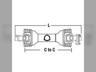 Universal PTO Driveline 1 fits Loftness 962H 1082H 1082I 1083I N16234