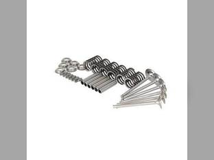 Valve Train Kit - 30 degree seat angle valves Massey Ferguson 4500 20C 230 20 2200 20F 30B 235 250 200B 2135 2244 2500 240 20D 150 30 135 30H 30E 154 245 40 Allis Chalmers 160 6040 Perkins AD3.152