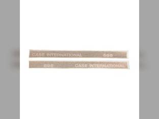 Hood Decal Set - Vinyl fits Case IH 595